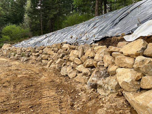 April 28, 2021 Rockery Wall & Foundation