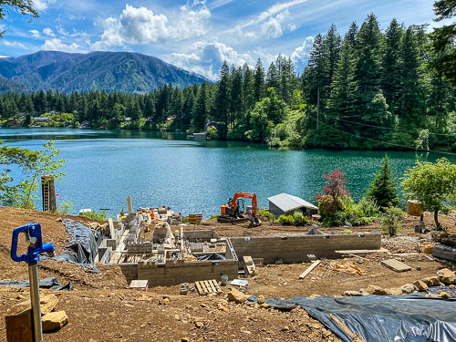 June 12, 2021 Block Wall and Landscaping