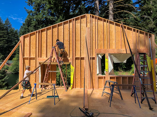 July 28, 2021 Second Floor Framing